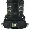 Dive Rite TransPac Harness | Inspired by a remote dive exploration in Japan where divers had to hike their heavy gear through dry portions of cave to get to the underwater sumps. The explorers also needed the versatility to switch their gear configuration from backmount to sidemount to single tanks (flexibility that a traditional hard backplate does not offer). Designed like a mountaineer�s backpack, the TransPac disperses weight across the hips and back, minimizing shoulder strain. Adjustable straps adapt to a wide variety of exposure suits and means easy donning and doffing. A soft backplate accommodates sidemount diving, yet gives appropriate support for single tanks, double tanks or rebreathers. Slots in the backplate fit standard 36-inch cam straps (included) for single tank diving. The modular design allows for customization using an assortment of pockets and accessories, depending on the needs and desires of the individual diver. Made in the U.S.A.