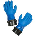 SI Tech Dry Gloves | Enjoy the added benefits of combining SI Tech Dry Gloves and Quick Ring  System with your Dry Suit. By remaining dry a diver will maintain warmth, comfort and dexterity. SI Tech Dry Gloves feature quick donning and doffing without assistance. There is no need for alignment, no exposed o-rings and no lubricant, this will diminish the chance of collecting debris on the o-rings
