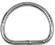 2" D-Ring, Stainless Steel (1/4") Combined with a belt slide (sold separately) the D-ring is the best way to create an attachment point on a soft webbing harness. Made of marine grade 316 stainless steel, our heavy-duty D-rings are designed for saltwater use. | Technical Diving Harness Hardware