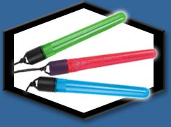 Innovative Scuba Concepts Lazer-Stik -- Underwater Batter-Powered Marker Lights. Similar in size to a chemical light stick. Perfect for night diving and many other applications.