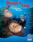 Blue PADI Diver's Log Book | #70047 | Diver's Log Books