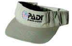 PADI Visor | Scuba Diving and Snorkeling Apparel / Clothing | Hats