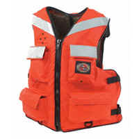 Stearns I465 Versatile PFD | Discounted Sale Price | Stearns most versatile industrial flotation vest. Tough nylon shell with seven-piece foam design for all-day comfort. Features four roomy pockets with full hook and loop closure. Quick-adjust side tabs and rustproof zipper for secure fit and comfort. | USCG approved Type III PFD | Stearns Industrial PFDs