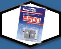 Travel-Eze Motion Sickness Bands | Relieves the worry about the unpleasant effects of choppy seas, long rolling roads, and bumpy air flights. Economically priced "Pressure Point" motion sickness relief. The Travel-Eze Band is a knitted wrist band, which operates by applying pressure on an acupressure point on each wrist by means of a plastic stud. Because the bands do not use drugs, they do not cause any of the side effects associated with anti-nausea drugs. They are suitable for adults and children. -- Travel-Eze Motion Sickness Wrist Bands are washable and reusable.