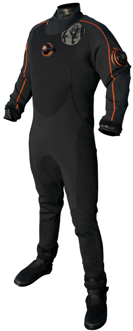 Whites Fusion One Drysuit | Whites innovative DryCORE technology offers the ultimate in mobility, warmth, and streamlining. Quite simply, there is no comparable dive suit, wet or dry, that can match the performance of this revolutionary new design. | www.whitesdiving.com | Available at Scuba Center in Eagan, Minnesota