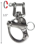 Highland 3.5" Snap Shackle | HL926 | Atlantic Diving Equipment | Z-SHACKLE2 | Rigging Hardware