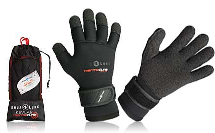 Aqua Lung Thermocline Kevlar Gloves | Durable Kevlar on palms, fingers & back of fingertips for superior abrasion resistance | The Aqua Lung Group is committed to providing robust, reliable and high performance equipment to all parts of the Military & Professional diving community. Their clear goal is to be the premier “One Stop” provider of professional grade diving equipment to the commercial diving industry. | Authorized Aqua Lung Online Dealer