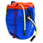 OTS ComRope Bag | ComRope Bag ( holds up to 200' ) is manufactured from a heavy duty, high visibility mesh that features a reinforced mouth with an adjustable draw-string Nylon cord. A convenient opening on the side of the bag allows you to access the topside connection of the ComRope. The ComRope Bag is the perfect accessory for tenders who require portability. | Public Safety diving equipment available at Scuba Center in Eagan, Minnesota