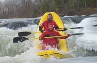 Swiftwater Rescue: The RDC is easy to control, very stable and is self righting in potential overturn situations. It paddles and ferries like a canoe and is suitable for class or grade 5 whitewater.