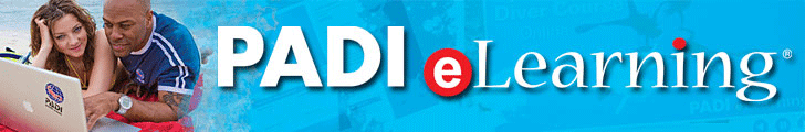 PADI eLearning Online Diver Education Classes. | The PADI eLearning system brings student divers all the benefits of online computer based training, (eLearning) including student guidance, knowledge of results, flexibility and learner-based pacing. PADI eLearning provides the flexibility to attend knowledge development with minimal, fixed classroom time to help meet the demands of daily schedules and maximizing in water experience.