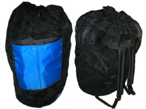 Rock N Sports MEBP-10Z -- Draw string mesh back pack with front pocket -- With over 30 years of experience in the dive industry. Crafting the Rock N Sports line since 1993. Made with the highest quality materials and worksmanship available, all made in the U.S.A.