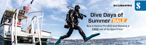 SCUBAPRO Dive Days of Summer!