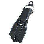 XS Scuba Seeker Fins Black | Rugged vented rubber fin popular for experienced divers and Public Safety applications. | Water Rescue Equipment and Marine Safety Equipment | Scuba Center has a large selection of fins for your team at our location in Eagan, Minnesota